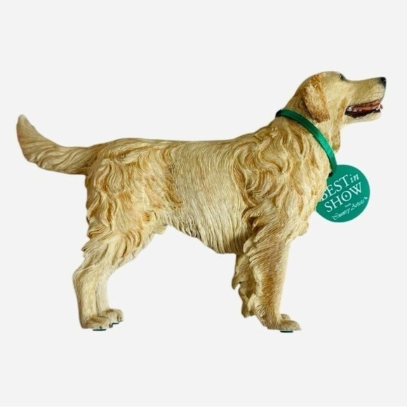 Country Artists Golden Retriever Dog Figurine Sculpture Beige Brown Dog - Picture 6 of 7